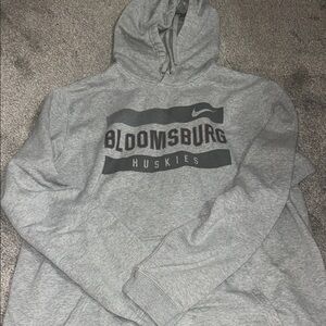 Nike XL Bloomsburg Huskies Men's Gray Hoodie